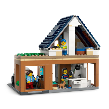 LEGO 60398 City Domek rodzinny i samochód elektryc